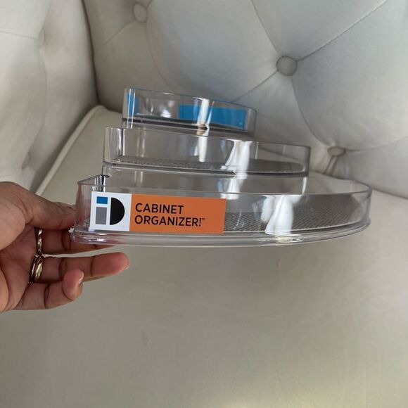 Twillo 3-Tier Stadium Corner Spice Rack in Metallico/Clear - Picture 12 of 15